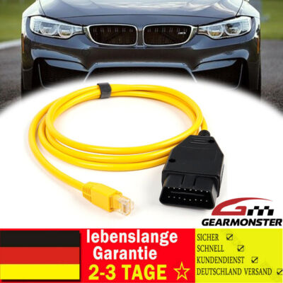 ENET KABEL FÜR BMW F-Serie G-Serie Ethernet Interface Codierung RJ45 Diagnose DE