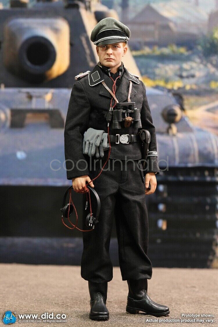 1/6 DID D80176 WWII German Panzer Commander Max Wünsche Action