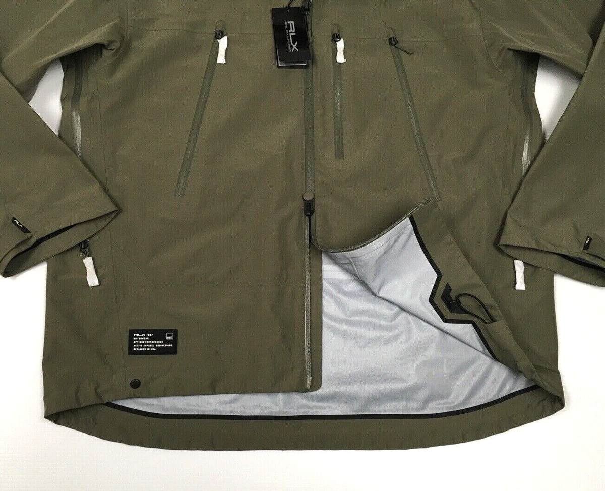 RLX Polo Ralph Lauren Military Army 03 Unit Waterproof Hooded Rain