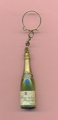 SCHLÜSSELANHÄNGER: CHAMPAGNER BILLECART LACHS IN MAREUIL SUR AY -