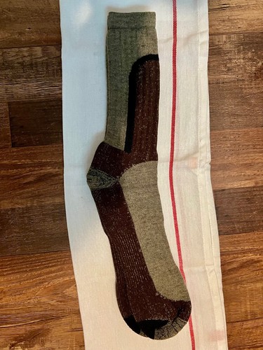 Wool Socks, Unisex, Boot Length, Size XL, Color Brown - Picture 1 of 3