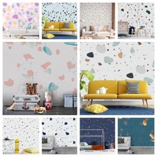 3D Terrazzo Colorful Self-adhesive Wallpaper Removable Wallpaper Wall Mural
