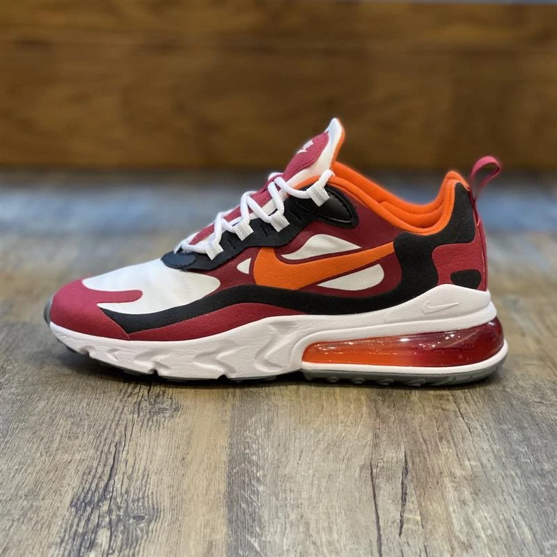 Nike Air Max 270 React ID Gr.38 5 wei rot CK4885 991 Damen Jungen Schuhe Sports