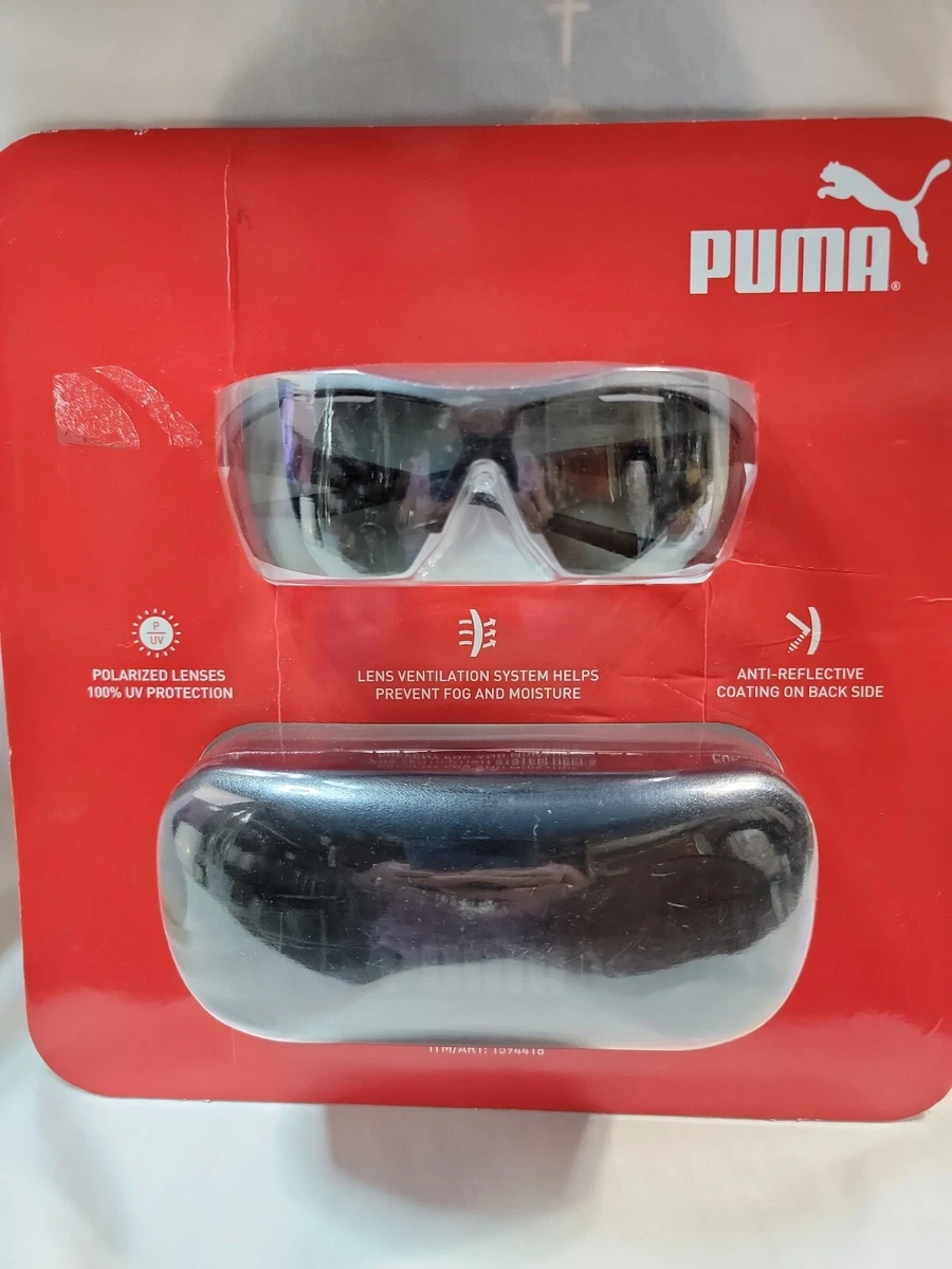 PUMA Sunglasses Polarized Lenses 100 UV Protection Anti Reflective Coating