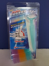 Plackers Engage Right Angle Hi-Performance Tuff Floss Pastel Flossers Pkg Of 21