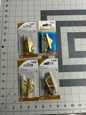 4-pack lot NATIONAL Hardware Double Hung Window SASH LOCKS BRASS V601 N170-779