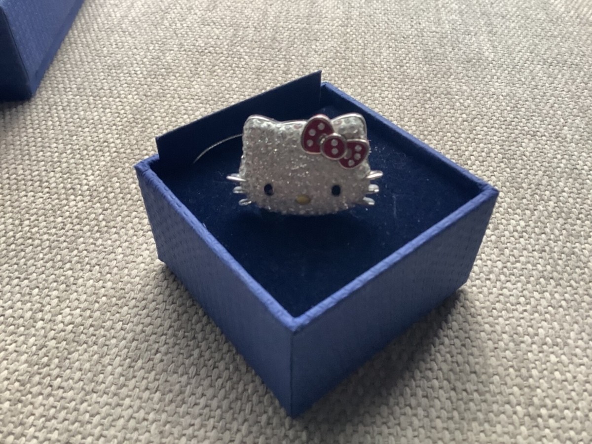 Hello Kitty Swarovski Ring, new without tag | eBay