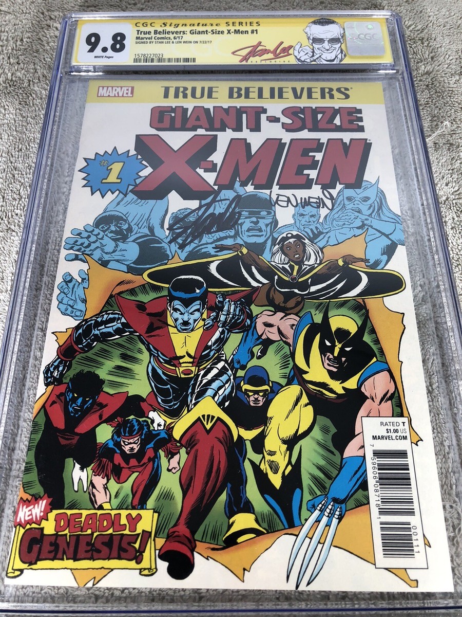 [1/24まで]　MARVEL　TRUE BELIEVERS　48冊　アメコミ True Believers Giant Size X Men 1 CGC 2XSS 9.8 Stan Lee Len Wein