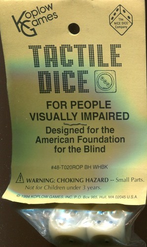 Tactile Dice - Picture 2 of 2