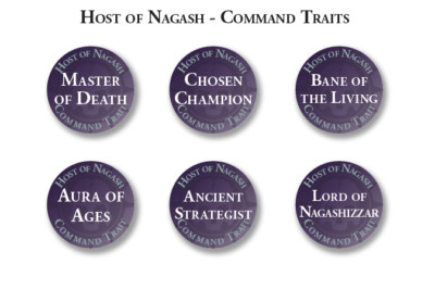 Legions of Nagash - Eigenschaften & Artefakt Token Warhammer Age of Sigmar Untote