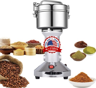 Maquina De Molino De Moler Maiz Electrico Wheat Grinder For Flour 110V Corn Mill