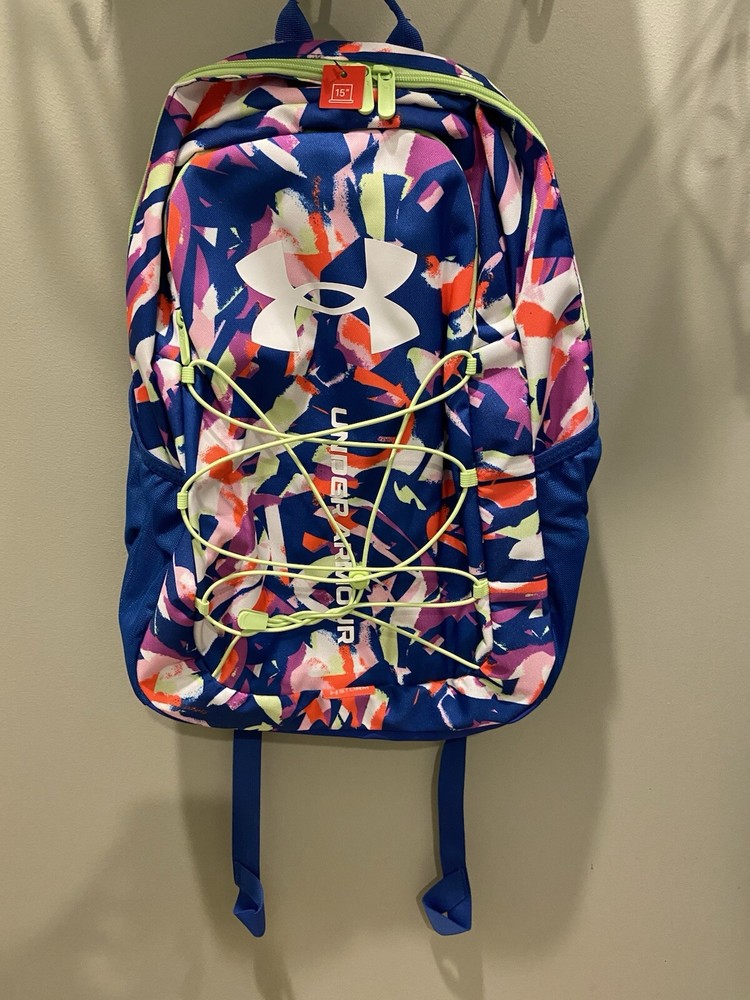 Under Armour Hustle Book Sack Backpack Unisex New With Tags