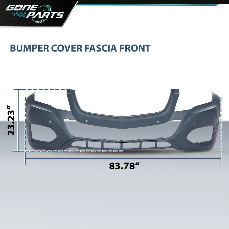 Front Bumper Cover Assembly Fit For 2013 2014 2015 Mercedes-Benz GLK350 GLK250 Foto 3 de 4