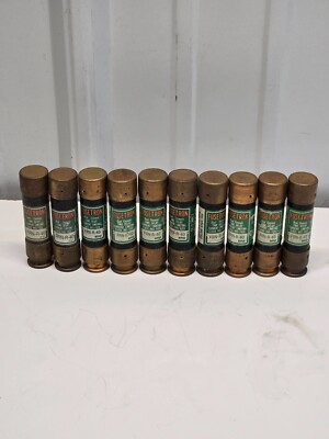 Bussmann FRN-R-40 40 amp 250 volt time delay fuse Lot Of 10 NOS i9 | eBay