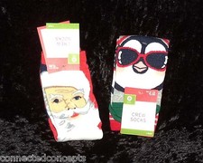 2 Pair of Christmas Women's Socks One Size Fits Most  SEE SELECTION NEW 