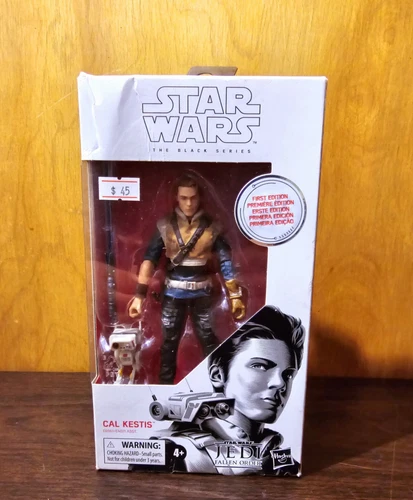 STARWARS BLACK SERIES: CAL KESTIS 6" FIGURE LE WHITE BOX JEDI First Edition 2019