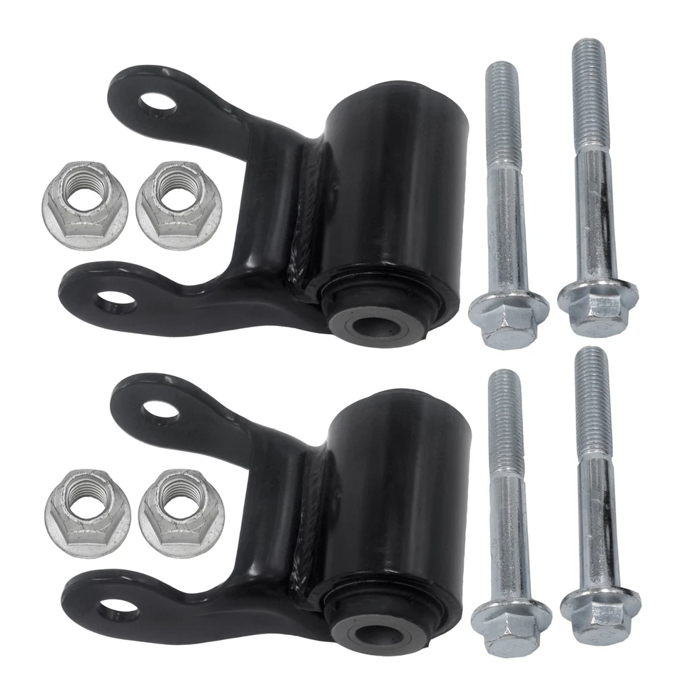 Par de grilletes de resorte de hoja trasera para camioneta Dodge Durango 1998-2002 2003 Foto 2 de 4