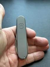 NEW Custom Victorinox Tinker TITANIUM SCALES Swiss Army Knife 91mm SAK