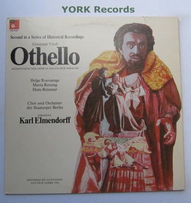 KBB- 21360 - VERDI - Othello highlights ROSVAENGE / REINING - Ex Con LP Record