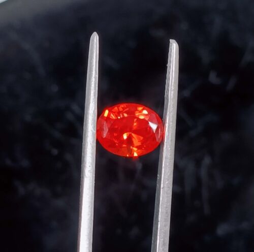 Rabattangebot 3,00 Ct orange Saphir oval geschnitten zertifiziert locker Edelstein UVS - Bild 1 von 6