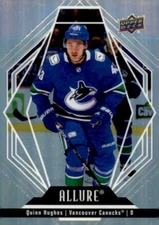 2022-23 Upper Deck Allure Hockey #96 Quinn Hughes Vancouver Canucks
