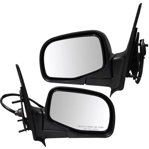 Pair Power Mirrors For 93-05 Ford Ranger 98-05 Mazda Pickup Truck Black Textured