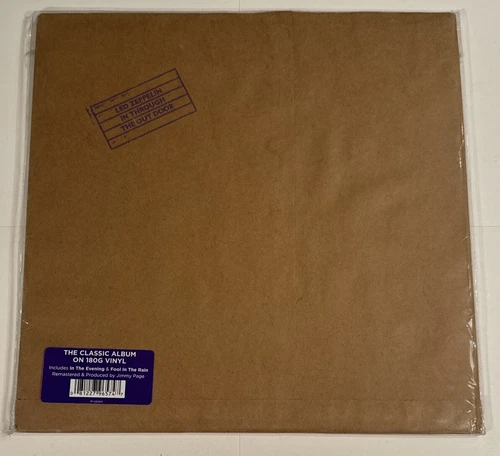 NEW and SEALED LED ZEPPELIN-IN THROUGH THE OUT DOOR - 180-GRAM VINYL LP