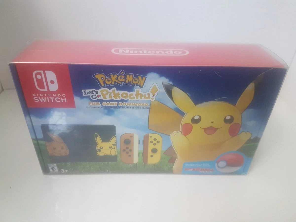 Nintendo Switch Console Bundle- Pikachu & Eevee Edition with Pokemon: Let's  Go, Pikachu! + Poke Ball Plus