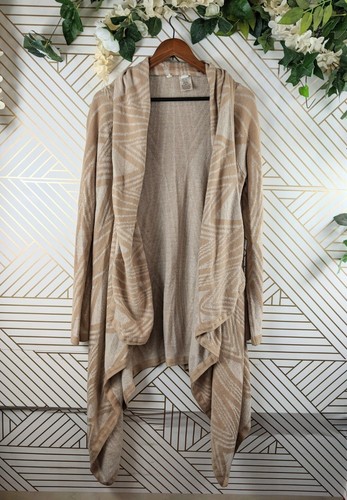 Anthropologie MOTH Drape Cardigan Tan 