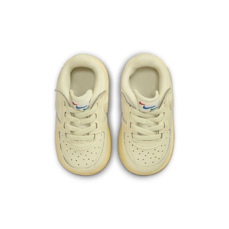 Nike Force 1 Fontanka "Coconut Milk/Coconut Milk/Lemon Wash, Girls Size 7c - Image 4 of 4