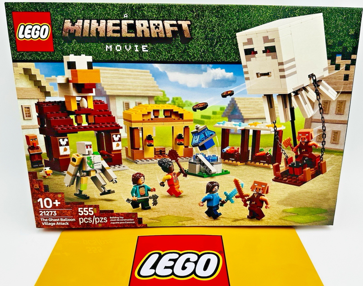 LEGO Minecraft Movie: The Ghast Balloon Village Attack (21273