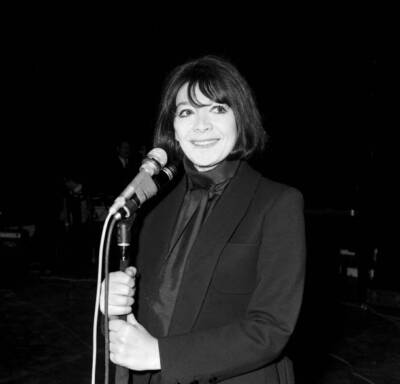 Juliette Greco rehearsal stage Theatre de la Ville Paris Franc- 1968 Old Photo