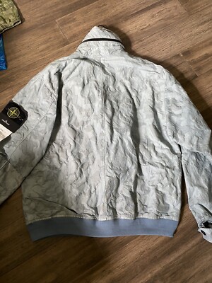 Stone Island Men's Camo Bomber Jacket Retail $1023 NWT Size
