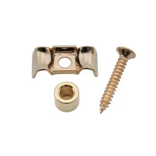 Musiclily Pro Gold 16mm Vintage Steel Guitar Bass String Guide Retainer Tree