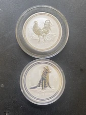 2005-2006-1 oz perth mint serie I-Year of the Rooster-Dog