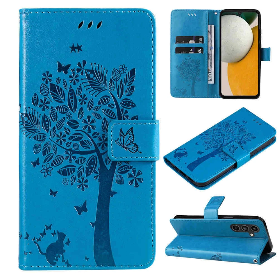 For Samsung Galaxy A15 A25 A14 A34 A54 Wallet Card Stand Flip Leather Case Cover - Image 4 of 4