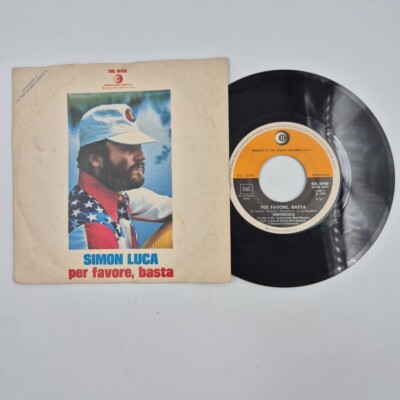45 Umdrehungen SIMON LUCA - Für Gunst Basta SRL 10762 Pop Rock Vocal