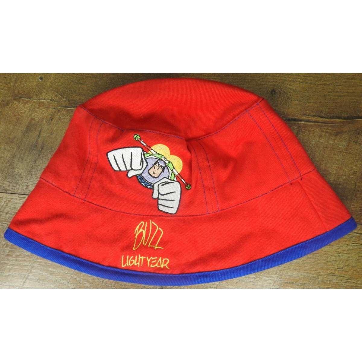 Vintage Disney Toy Story 2 Buzz Lightyear Embroidered Bucket Hat