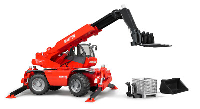 Bruder 02129 Manitou Teleskoplader MRT 2150 Für Baustelle oder Bauernhof