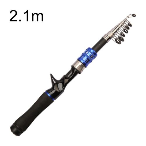 Carbon Fiber Telescopic Fishing Rod Ideal for Pike Perch Mandarin Fish and More - Picture 1 of 38