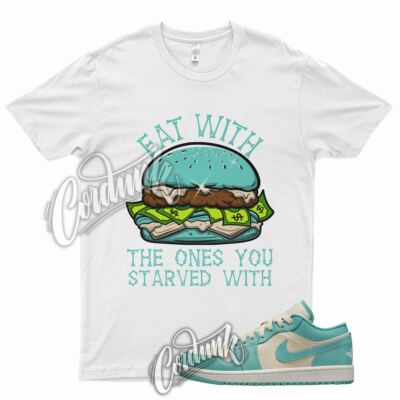 EAT T Shirt for J1 1 Low Tropical Teal Natural Beige Twist Mid Turquoise 9 6