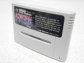 Nintendo F-ZERO Captain Falcon Super Famicom SFC SNEC Tested from Japan