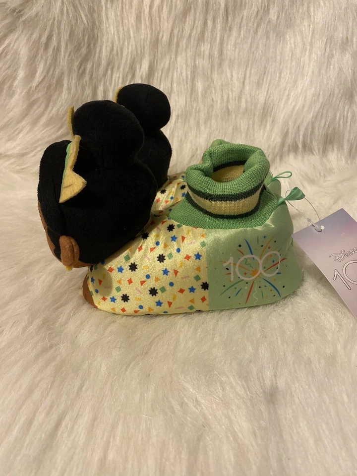 Zapatillas Disney Tiana La Princesa y la Rana Niña Talla 7-8 Zapatos sin Cordones Foto 2 de 4