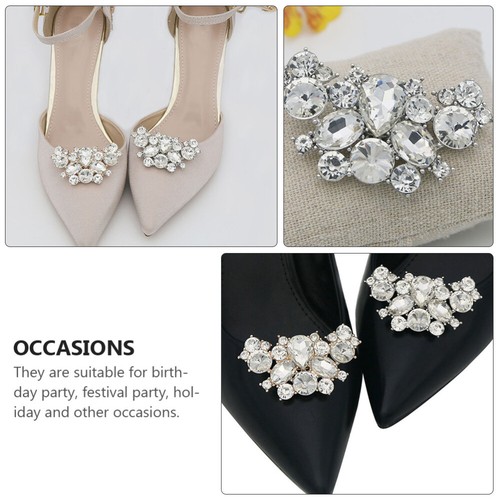 Shoe Flower Decoration Attractive Beaded Embellishment Miss - Picture 3 of 12