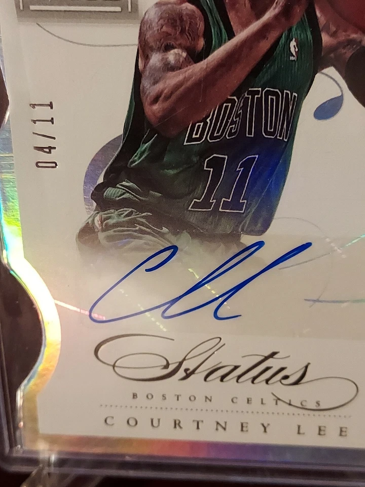 Courtney Lee 2012-13 Elite Series Status Autograph #4/11 Boston Celtics #97 - Image 2 of 3