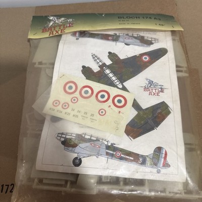 Battle Axe1/48 Model Plane - Bloch 174 A3 Made in France New in Bag