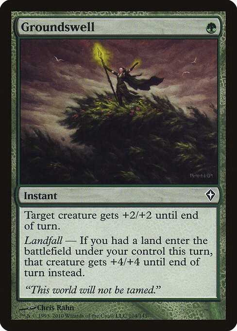 Groundswell NonFoil Worldwake 104 NM MTG