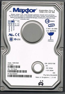 5 Festplatten HDD IDE 3,5'' NTFS  5Stck., verschiedene Hst. alle funktionsfähig.