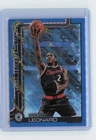2025 Topps Holiday Basketball Blue Metallic Glitter Holiday Kawhi Leonard #H112
