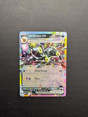 Pokémon TCG Umbreon EX Prismatic Evolutions Stamp 060/131
